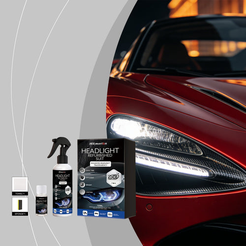 🏆 35K+ SOLD! 🚗Headlight Restoration Kit | 2‐Step No‐Sand Formula for Crystal Clear Lights ✨