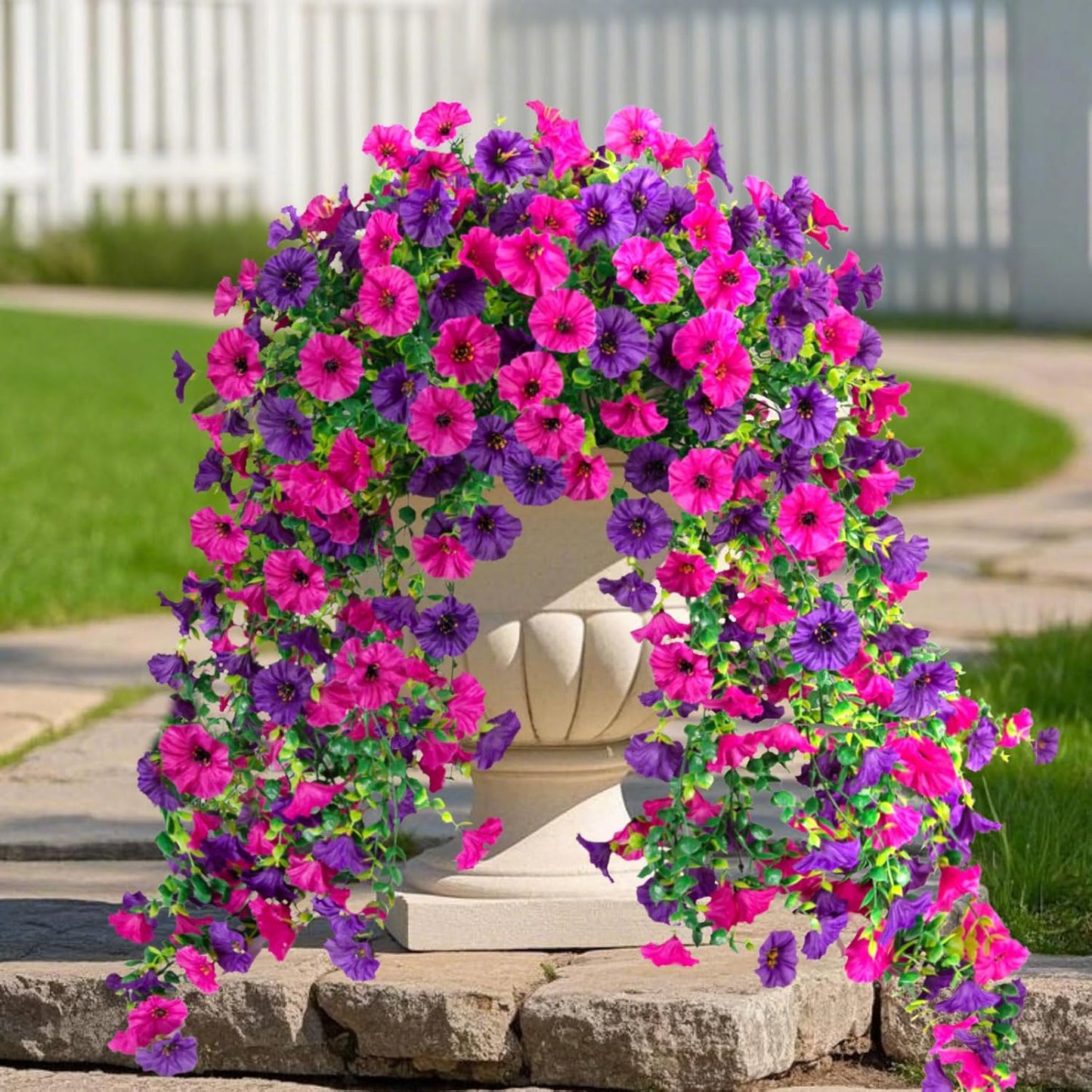 Artificial Flower , Faux Flower, Decorative Flower for Home Garden, Porch, Window Box, Yard and Seasonal Celebrations